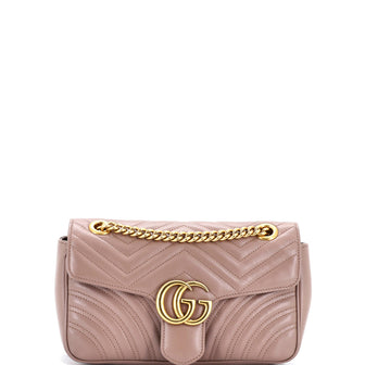 Gucci GG Marmont Flap Bag Matelasse Leather Small