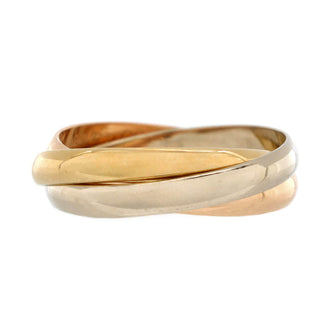 Cartier Trinity Ring 18K Tricolor Gold Small