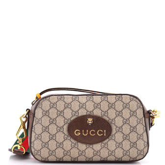 Gucci Neo Vintage Camera Messenger Bag GG Coated Canvas