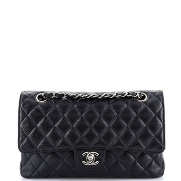 Chanel Classic Double Flap Bag Quilted Caviar Medium
