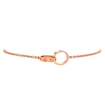 Cartier Love Interlocking Bracelet 18K Rose Gold