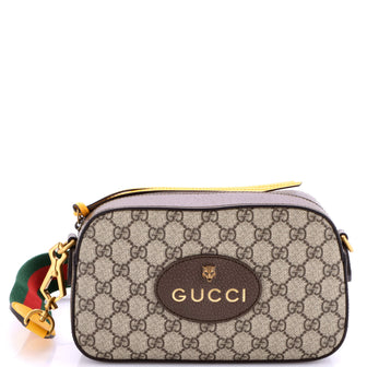 Gucci Neo Vintage Camera Messenger Bag GG Coated Canvas