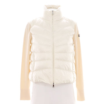 Moncler Women's Grenoble Zip Puffer Jacket Quilted Polyamide with Down and Wool