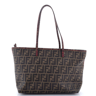 Fendi Roll Tote Zucca Coated Canvas Medium