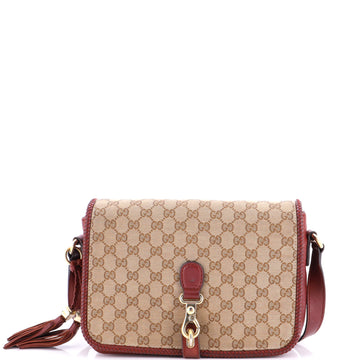 Gucci Marrakech Messenger Bag GG Canvas with Leather Medium