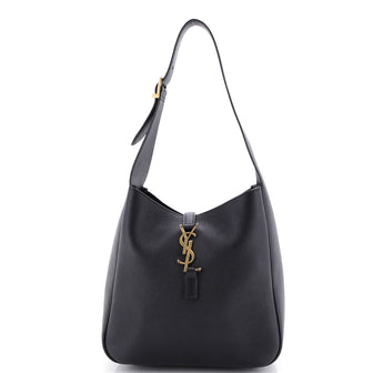 Saint Laurent Le 5 a 7 Supple Hobo Leather Small