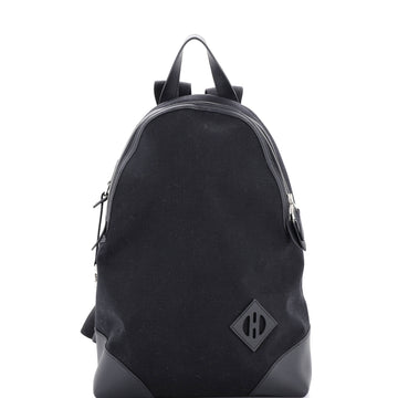 Hermes Allback Backpack Bivouac Toile with Leather