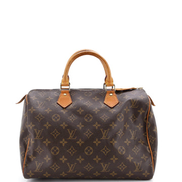 Louis Vuitton Speedy Handbag Monogram Canvas 30