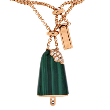 Bvlgari Gelati Bracelet 18K Rose Gold with Malachite and Diamonds