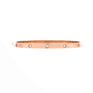 Cartier Love 10 Diamond Bracelet 18K Rose Gold with Diamonds Small