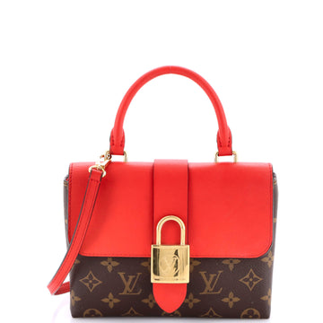Louis Vuitton Locky Handbag Monogram Canvas with Leather BB