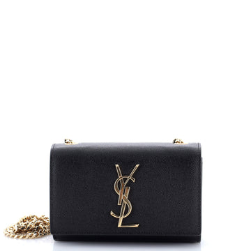 Saint Laurent Classic Monogram Crossbody Bag Calfskin Small