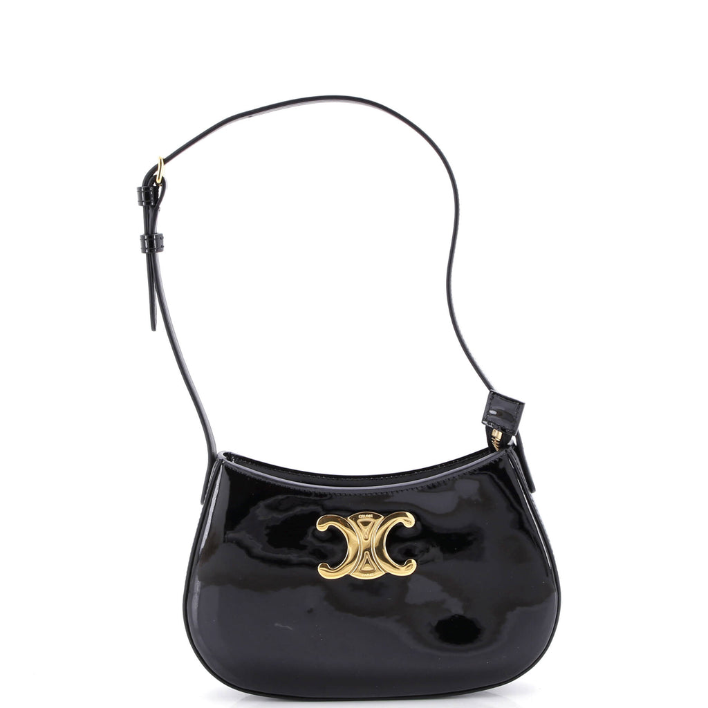 BAGATELLES POUR UN MASSACRE セリーヌ Celine Triomphe Tilly Bag Patent Medium 372255