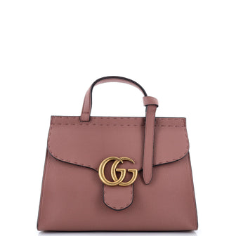 Gucci GG Marmont Top Handle Bag Leather Small