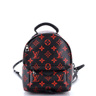 Louis Vuitton Palm Springs Backpack Limited Edition Monogram Infrarouge Mini
