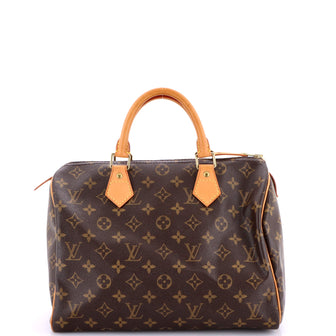 Louis Vuitton Speedy Handbag Monogram Canvas 30