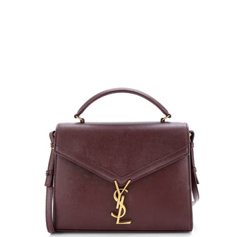 Saint Laurent Cassandra Top Handle Bag Leather Medium