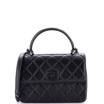 Chanel Trendy CC Top Handle Bag Quilted Lambskin Small