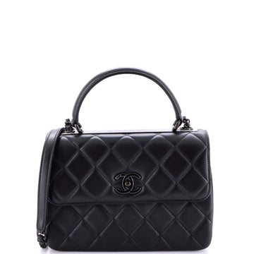 Chanel Trendy CC Top Handle Bag Quilted Lambskin Small