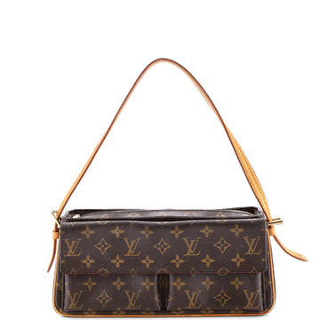 Louis Vuitton Viva Cite Handbag Monogram Canvas MM