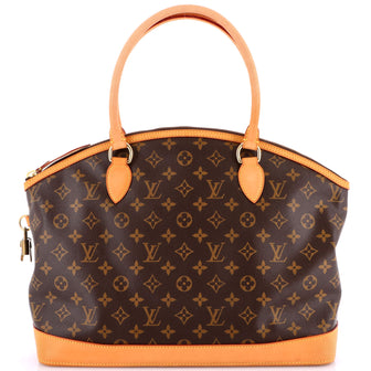 Louis Vuitton Lockit Handbag Monogram Canvas Horizontal