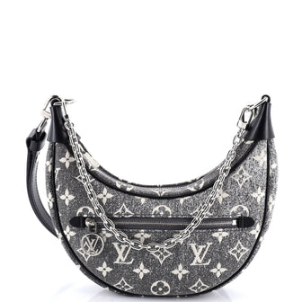 Louis Vuitton Loop Handbag Monogram Jacquard Denim