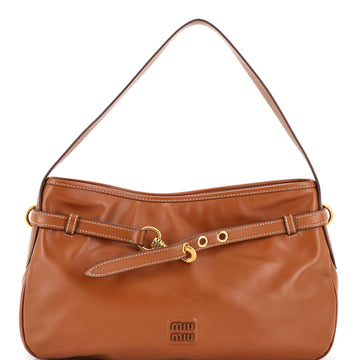 Miu Miu Aventure Shoulder Bag Leather Medium