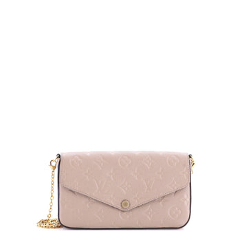 Louis Vuitton Felicie Pochette Monogram Empreinte Leather