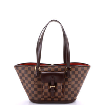 Louis Vuitton Manosque Handbag Damier PM