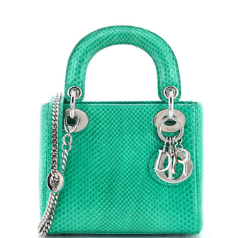 Christian Dior Lady Dior Chain Bag Python Mini