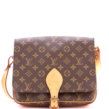 Louis Vuitton Cartouchiere Handbag Monogram Canvas GM