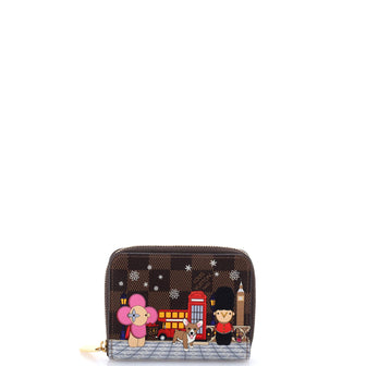 Louis Vuitton Zippy Coin Purse Limited Edition Vivienne Xmas Damier