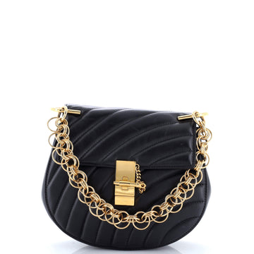 Chloe Drew Bijou Crossbody Bag Quilted Leather Small