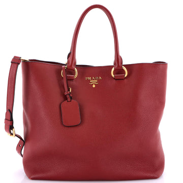 Prada Convertible Tote Vitello Phenix Large