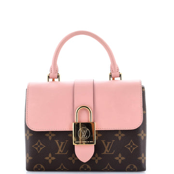 Louis Vuitton Locky Handbag Monogram Canvas with Leather BB