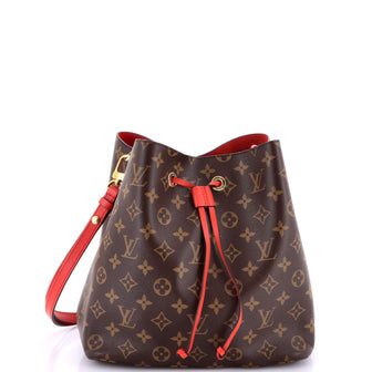 Louis Vuitton NeoNoe Handbag Monogram Canvas with Leather MM