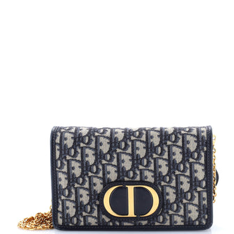 Christian Dior 30 Montaigne 2-in-1 Pouch Oblique Canvas