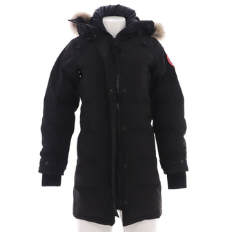 Canada Goose Women's Shelburne Parka Quilted Polyester Blend with Down and Fur