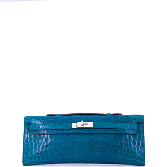 Hermes Kelly Cut Pochette Niloticus Crocodile