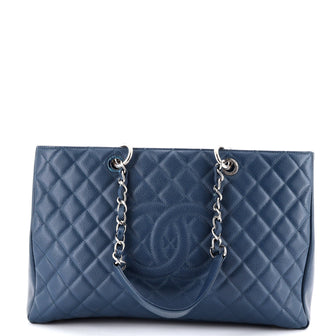 Chanel Grand Shopping Tote Quilted Caviar XL