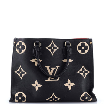 Louis Vuitton OnTheGo Tote Bicolor Monogram Empreinte Giant MM