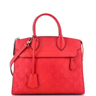 Louis Vuitton Pont Neuf Handbag Monogram Empreinte Leather MM