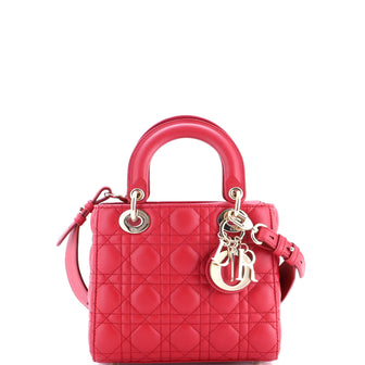 Christian Dior My ABCDior Lady Dior Bag Cannage Quilt Lambskin
