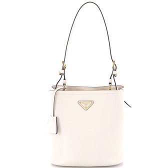 Prada Panier Bucket Bag Saffiano Leather Medium