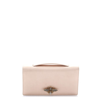Christian Dior Bee Clutch Leather