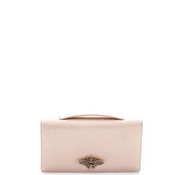 Christian Dior Bee Clutch Leather