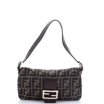 Fendi Vintage Baguette Bag Zucca Jacquard