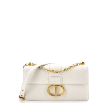 Christian Dior 30 Montaigne Chain Flap Bag Leather East West