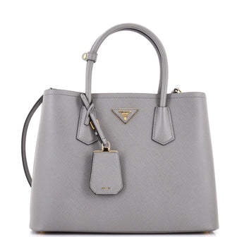 Prada Cuir Double Tote Saffiano Leather Medium