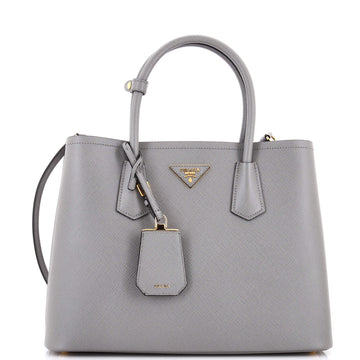 Prada Cuir Double Tote Saffiano Leather Medium